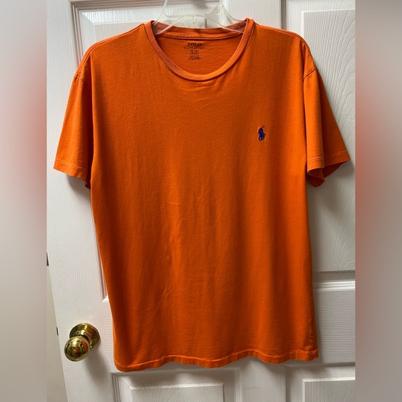 Men’s Orange Polo T-shirt - Picture 2 of 6